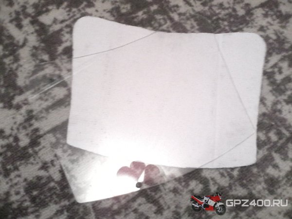 Делаем стекло для gpz400r своими руками